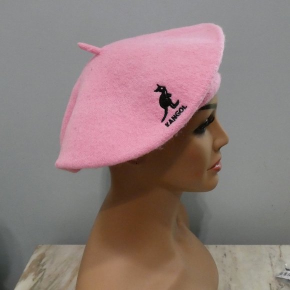 Stylish Fun Knit Beret Cap Hat Pink One Size Unisex main image 4